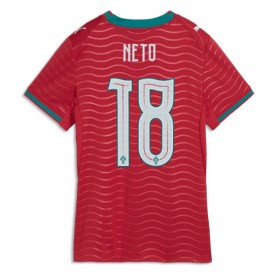 Portugal Pedro Neto #18 Hemmakläder Dam VM 2026 Kortärmad